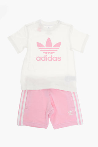 Set Shorts e T-shirt con Stampa Logo