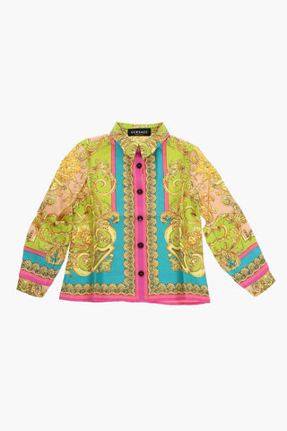Silk Shirt with BAROCCO Motif
