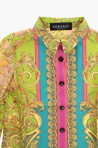 Silk Shirt with BAROCCO Motif