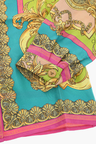 Silk Shirt with BAROCCO Motif