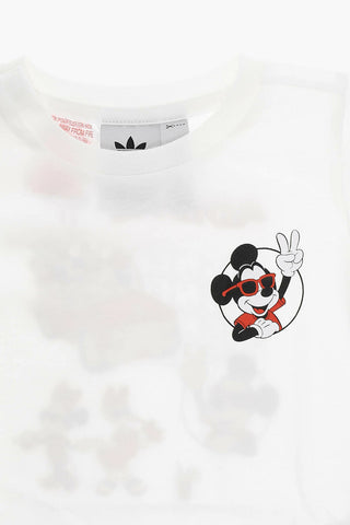 DISNEY T-shirt con Stampa Grafica e Logo Patch