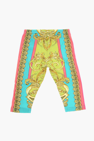 Leggings with BAROCCO Motif and Elasticated Waistband