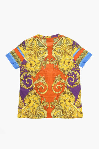 BAROCCO Motif T-shirt with DREAM Lettering