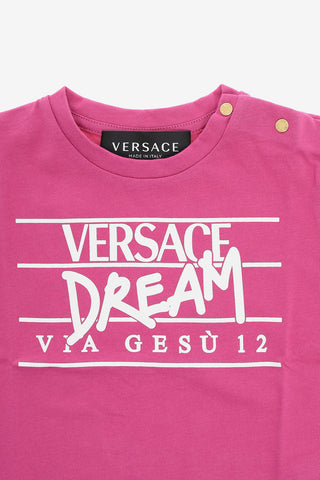 Crewneck T-shirt with DREAM Print
