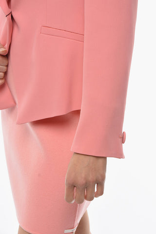 EMPORIO Covered Button Single-breasted Blazer