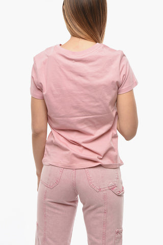 Solid Color Crew-neck UMA T-Shirt