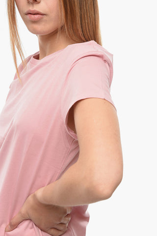 Solid Color Crew-neck UMA T-Shirt
