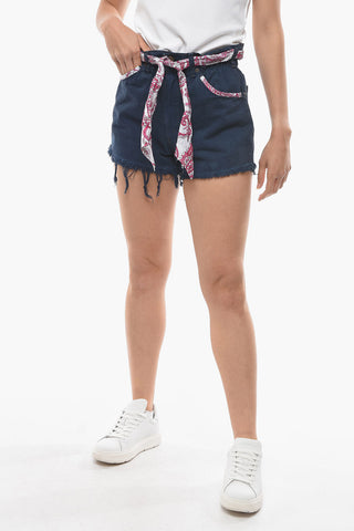 LEVIS Shorts Denim ARIZONA con Dettaglio a Foulard 