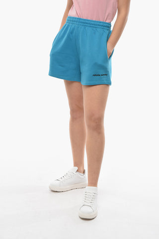 BIRGER CHRISTENSEN Shorts RODA a 2 Tasche con Logo Ricamato