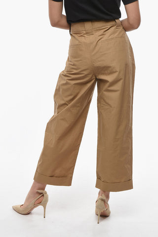 High-Waist Double Pleat Pants