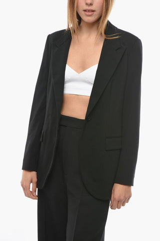Blazer Monopetto con Revers a Lancia
