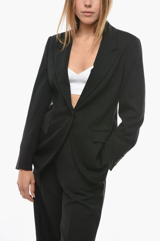 Blazer Monopetto con Revers a Lancia