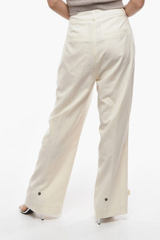 Single Pleat LOGAN Pants with Straps on the Ankle