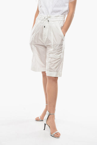 High-waisted LAIORA Shorts with Drawstring