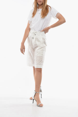 High-waisted LAIORA Shorts with Drawstring
