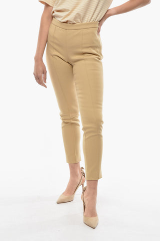 Regular Fit Pants with Side Zip