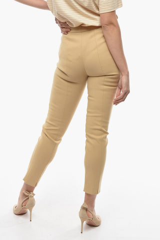 Regular Fit Pants with Side Zip