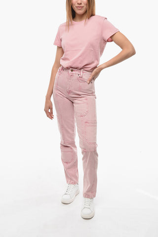 BIRGER CHRISTENSEN Jeans Cargo ORENDA a Vita Alta 17cm