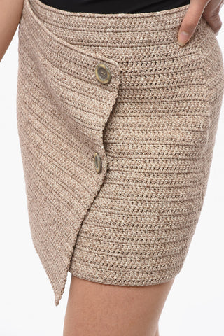Minigonna a Portafoglio in Crochet 