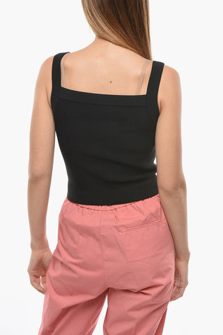 Top Corto in Maglia Stretch