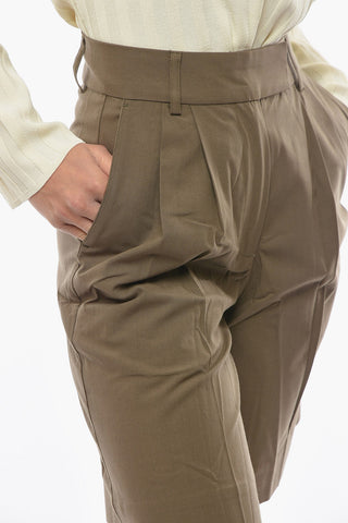 BIRGER CHRISTENSEN Double Pleat KIT Shorts with Belt Loops