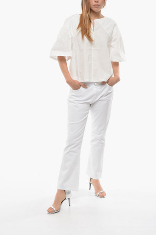 Short Sleeve Organic Cotton MIMI Blouse