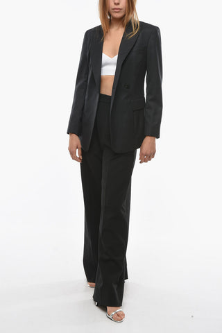 Blazer Doppiopetto in Lana con Revers a Lancia