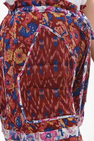 ETOILE Shorts RIOLMY a Gamba Dritta con Stampa Floreale