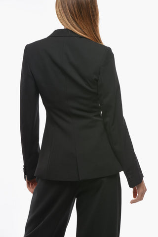 Asymmetrical Tuxedo Blazer
