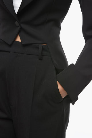 Asymmetrical Tuxedo Blazer