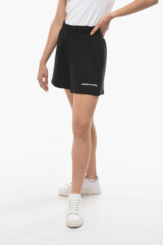 BIRGER CHRISTENSEN Logo Embroidered RODA Shorts with 2 Pockets