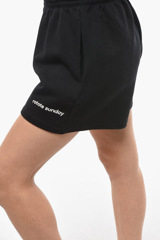 BIRGER CHRISTENSEN Logo Embroidered RODA Shorts with 2 Pockets