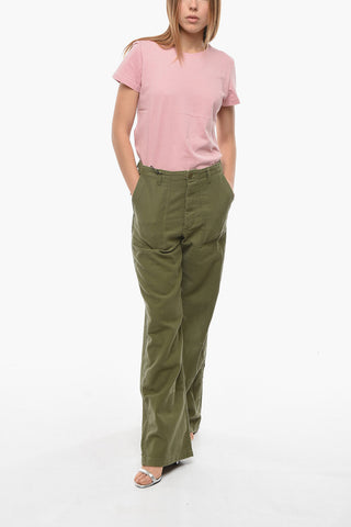 High Waist Wide Leg Utility Pants