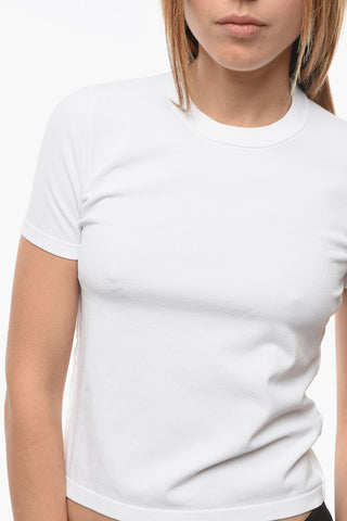 T-Shirt Girocollo in Tinta Unita