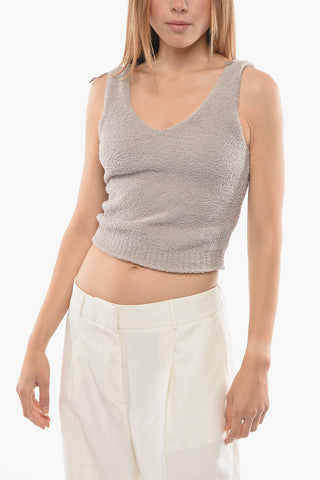 Fluffy DULCIE Tank Top with V-Neck