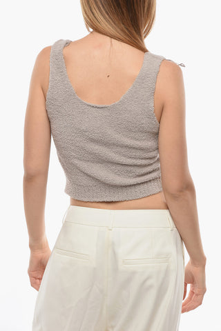 Fluffy DULCIE Tank Top with V-Neck