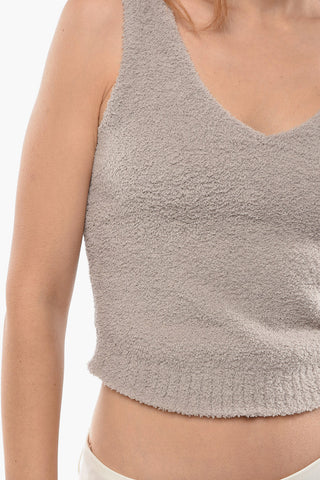 Fluffy DULCIE Tank Top with V-Neck