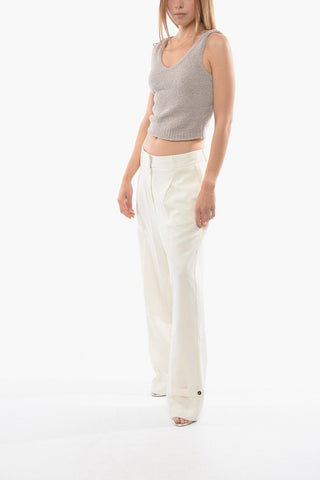 Fluffy DULCIE Tank Top with V-Neck