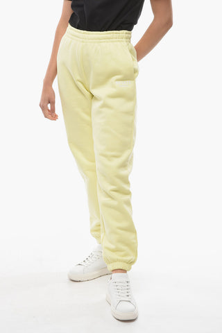 BIRGER CHRISTENSEN Fleeced Cotton MIMI Joggers with Embroidered Logo