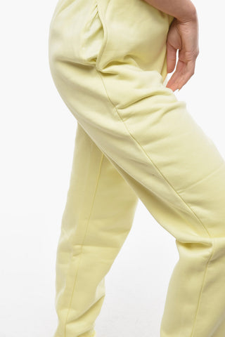 BIRGER CHRISTENSEN Fleeced Cotton MIMI Joggers with Embroidered Logo