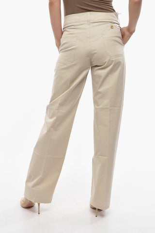 Pantaloni Palazzo TRE  con Abbottonatura Nascosta