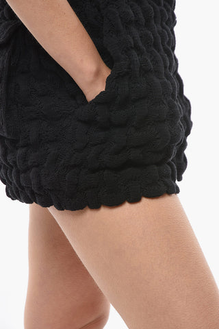 Textured-cotton RAZE Shorts
