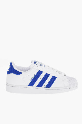 Lace-up SUPERSTAR Sneakers with Side Stripes