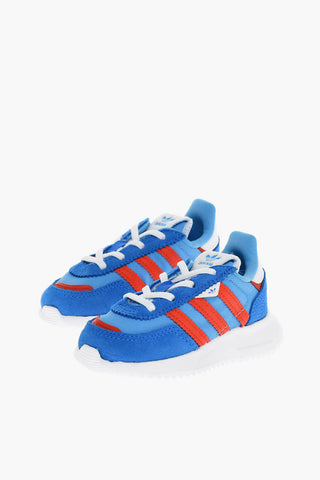 Lace-up RETROPY F2 Sneakers with Side Stripes