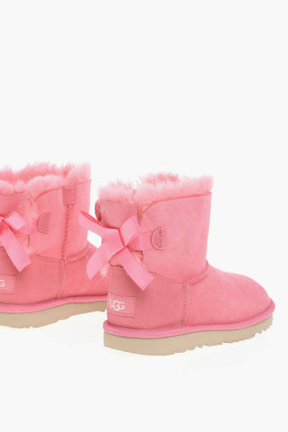 Suede MINI BAILEY BOW II Boots with Decorative Bow