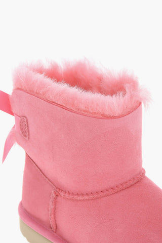 Suede MINI BAILEY BOW II Boots with Decorative Bow