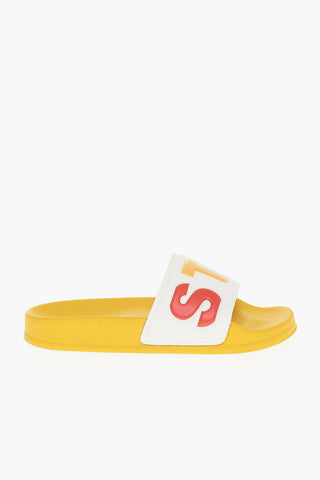 Slides in Gomma con Logo Multicolor in Rilievo
