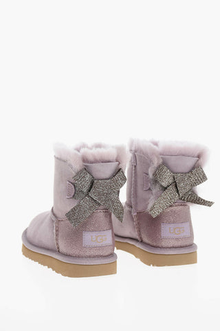 Suede MINI BAILEY BOW II Boots with Internal Fur