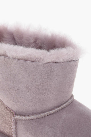 Suede MINI BAILEY BOW II Boots with Internal Fur