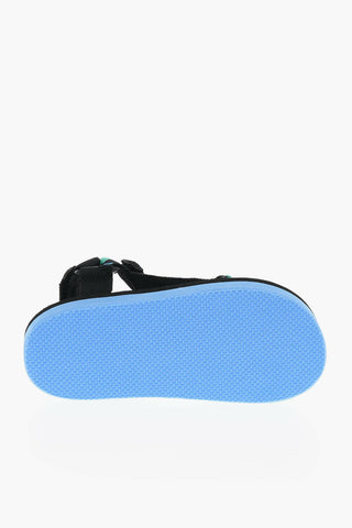 Logoed Sandals with Touch Strap Fastening